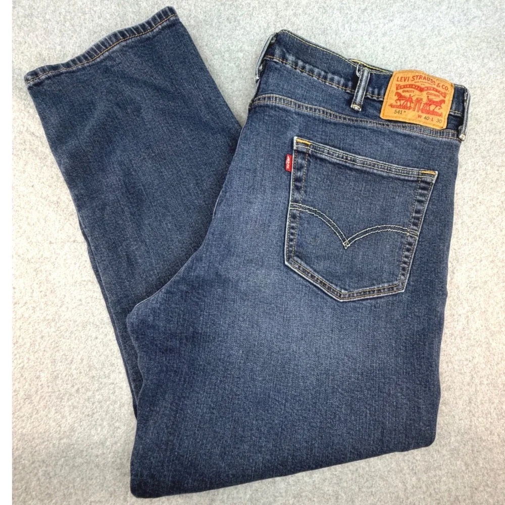 taper levi 541 jeans for sale